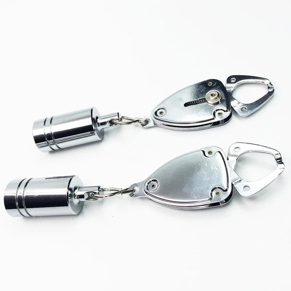 Heavy Steel Nipple Clamps with Hanging Weights - Metal Breast Clips for Women Couples Bondage Restraint, Game Play Adult Sex Toy