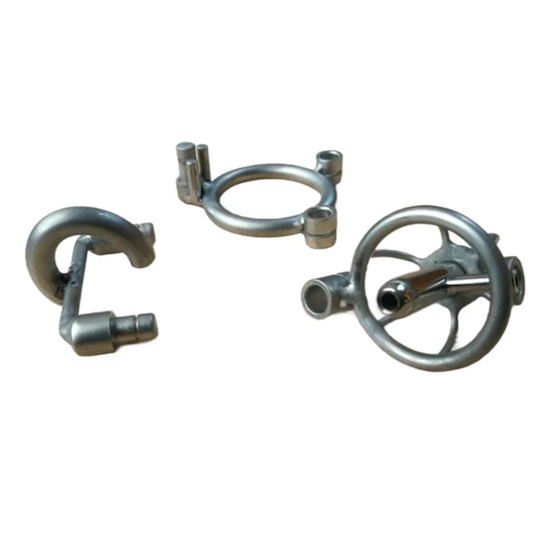 Permanent Metal PA Male Chastity Cage with Urethral Tube – Customizable Steel Cock Cage for Men, CBT Penis Bondage Adult Toy