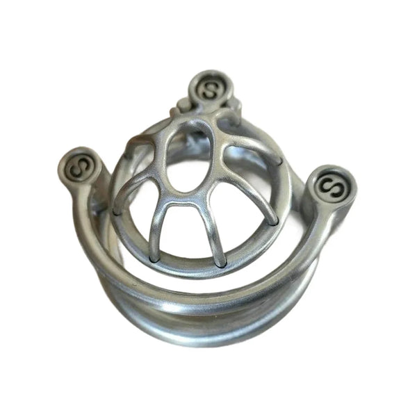 Small Steel Male Chastity Cage Customizable Metal Cock Cage Screw Lock BDSM CBT Penis Bondage Sex Toy Gay Men Chastity Device