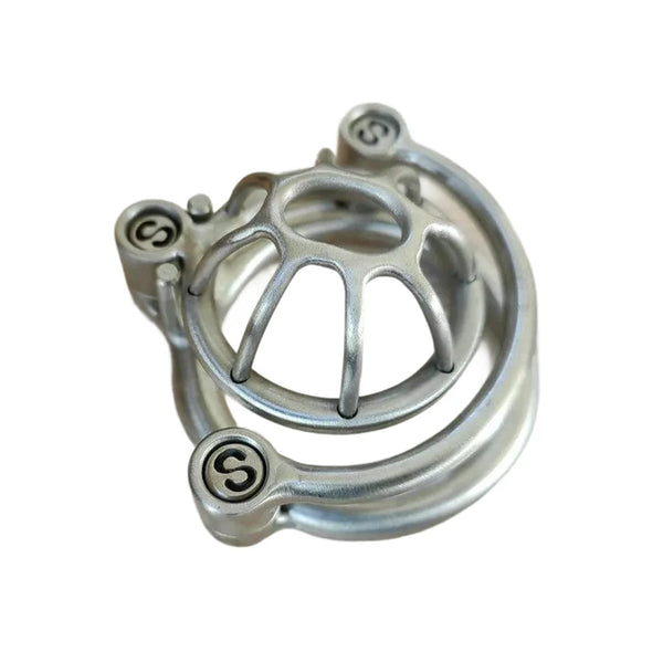 Small Steel Male Chastity Cage Customizable Metal Cock Cage Screw Lock BDSM CBT Penis Bondage Sex Toy Gay Men Chastity Device