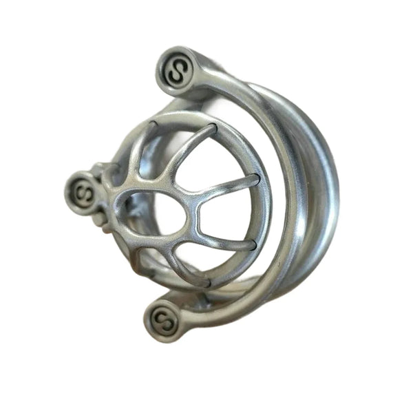 Small Steel Male Chastity Cage Customizable Metal Cock Cage Screw Lock BDSM CBT Penis Bondage Sex Toy Gay Men Chastity Device