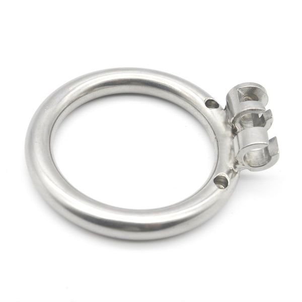 Super Small Stainless Steel Male Chastity Device - Essentially the Goto cage for serious chastity.