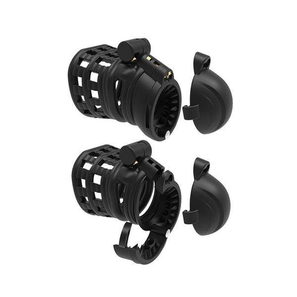 2023 NEW CREEL Design Male Chastity Device - Extended Base Ring Stops Rear Pull Out