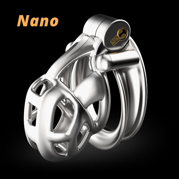 NEW 316 Stainless Steel Python V6 Design Male Chastity Device Cobra Cock Cage Python-shaped Penis Ring Adult Sex Toys