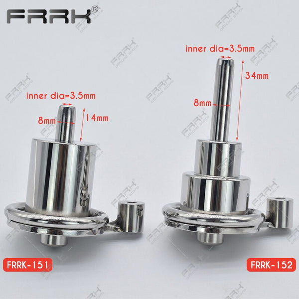FRRK Hardcore Inverted Male Chastity Cage with Allen Key Cock Lock Stainless Steel Cylinder Penis Rings Negative Adults Sex Toys