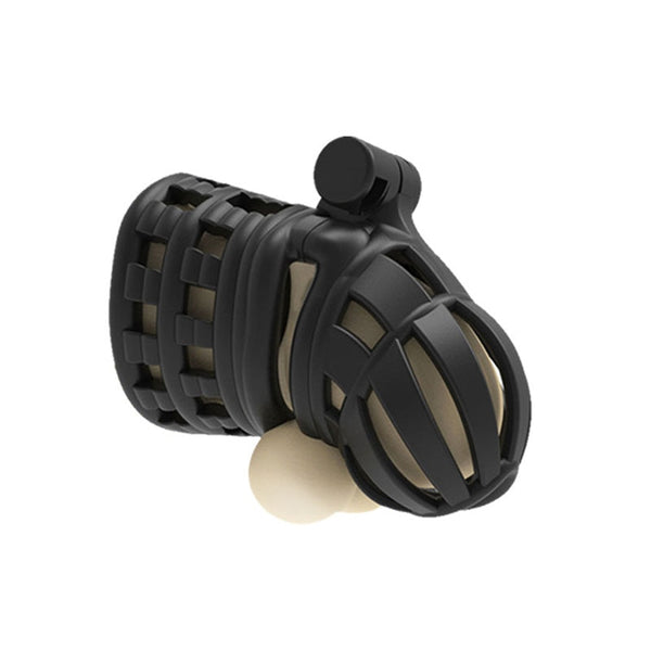 2023 NEW CREEL Design Male Chastity Device - Extended Base Ring Stops Rear Pull Out