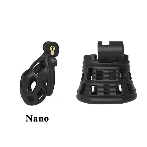 2023 NEW CREEL Design Male Chastity Device Full Wrap Penis Ring Matched with Cobra Python Multiple Cock Cage Adult Sex Toys