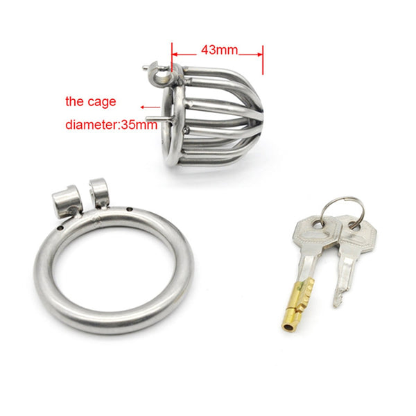 Bird Cage - Small Size 304 Stainless Steel Chastity Cage