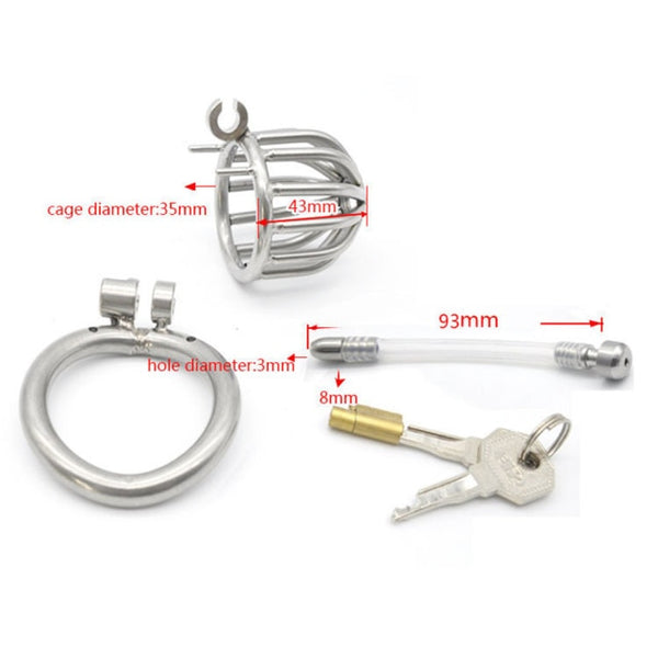 Bird Cage - Small Size 304 Stainless Steel Chastity Cage