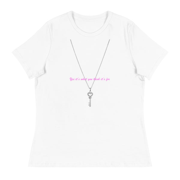 Yes it's what you think it's for -  Women's T-Shirt